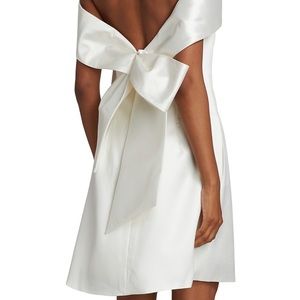 Amsale bow dress